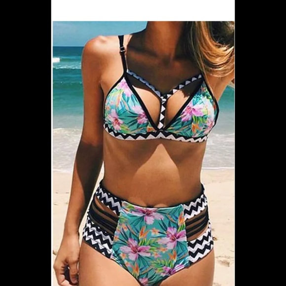 junior high waisted bathing suits